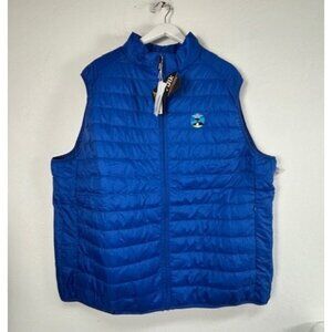 New Core 365 Men's Prevail Puffer Vest 3XL Blue Outerwear AT&T Pebble Beach Golf